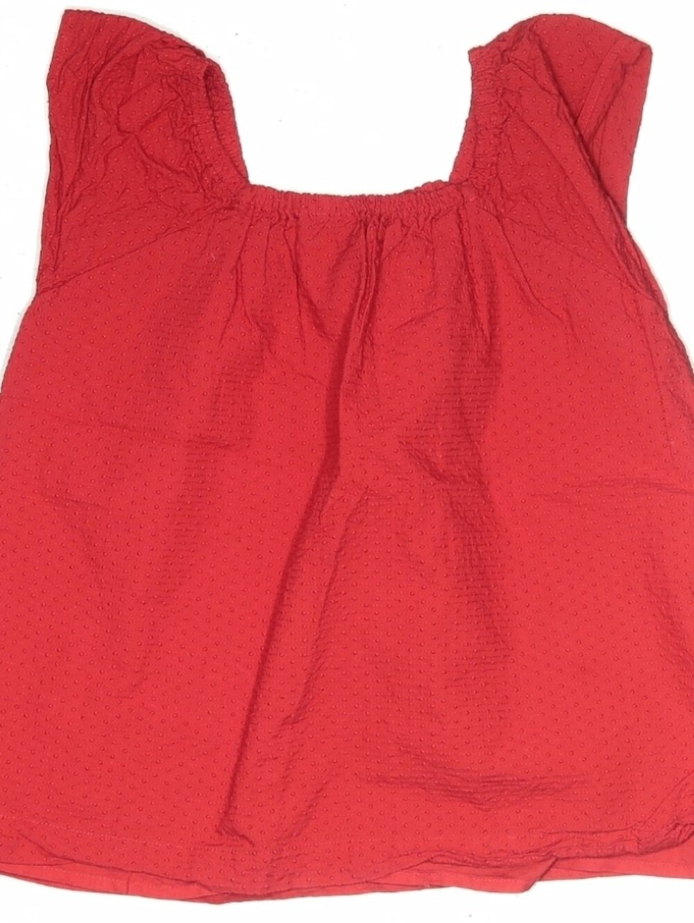 Gymboree Girls Red Peasant Top XL 14
